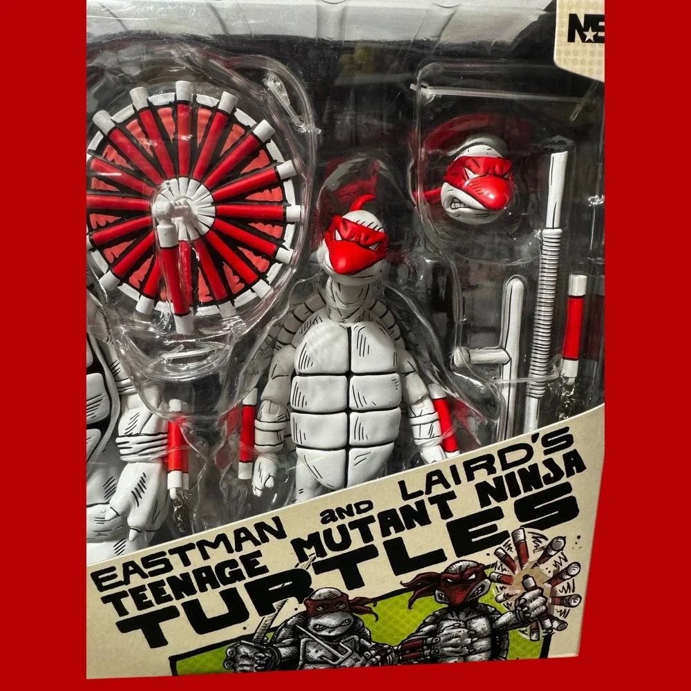 NECA TMNT The First Turtles Black & White Variant 2-Pack Action Figures NEW
